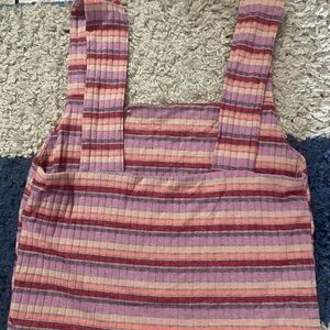 American Eagle Striped Crop Top